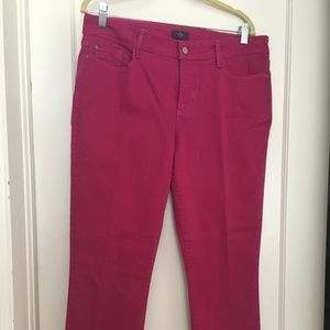 NYDJ Pink Clarissa Ankle Jean